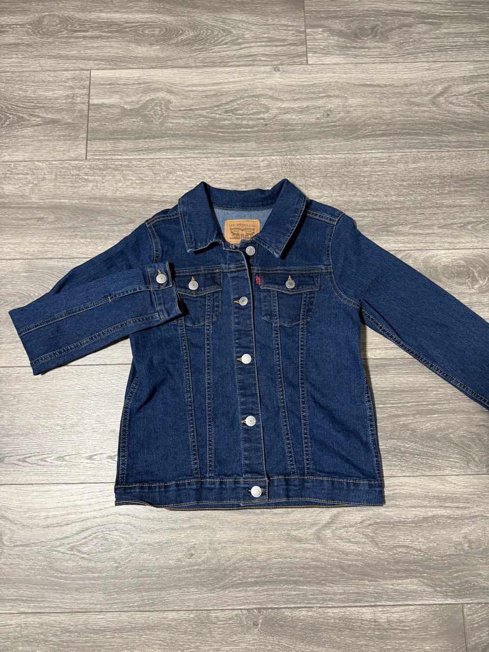Levi's Kids Navy Blue Denim Jacket L